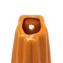Ver imagem 2 de VASO DECORATIVO PORCELANA SUSPENSO LARANJA 7x6x23cm