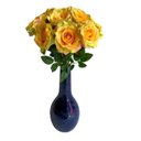 Ver imagem 6 de 7 Rosas Artificiais Cor Creme Toque Real para Decoração Moderna e Chic