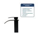 Ver imagem 2 de Torneira Misturador Monocomando para Banheiro de Mesa Bica Baixa 1/2 Bica Preto Addra