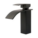 Ver imagem 1 de Torneira Misturador Monocomando para Banheiro de Mesa Bica Baixa 1/2 Bica Preto Addra