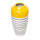 Ver imagem 1 de Vaso Decorativo de Cerâmica Branco/Amarelo 33x18cm Royal Decor