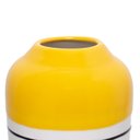 Ver imagem 3 de Vaso Decorativo de Cerâmica Branco/Amarelo 33x18cm Royal Decor