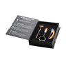 Kit P/Vinho de Aço Inox Amadeirado C/Caixa 4 Peças Bon Gourmet - 1