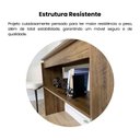 Ver imagem 7 de Aparador com Prateleira Creta Marrom/Pinho