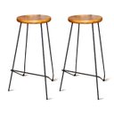 Ver imagem 2 de Kit 2 Banquetas Altas para Cozinha Bar Balcão Bistrô Lila:madeira