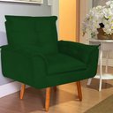 Ver imagem 1 de Poltrona Opala Manoela para Amamentação Decorativa Tecido Suede Para, Quarto,sala de Estar, Recepção