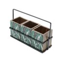 Ver imagem 3 de PORTA TALHER DE MADEIRA LEAF 25x9x11cm