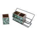 Ver imagem 4 de PORTA TALHER DE MADEIRA LEAF 25x9x11cm