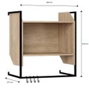 Ver imagem 4 de Nicho Multiuso com Suporte e Ganchos Soul Be Mobiliário