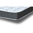 Ver imagem 2 de Cama Box Baú Casal: Colchão Molas Castor Bonnel Class Slim Double Face + Base CRC Suede Black(138x18