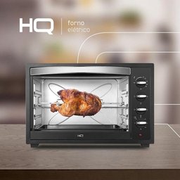 Forno Elétrico Hq 66 Litros Hq66d 2200w Preto 220v - 2