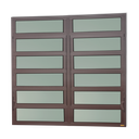 Ver imagem 1 de Basculante Alumínio 2 SEÇÕES120 X 120 Elite V.Boreal Marrom Corten Brimak