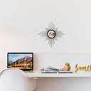 Ver imagem 3 de Espelho decorativo de parede redondo com moldura pequeno Mini Supernova Prata