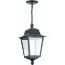 Ver imagem 1 de Pendente Soberana Luminária de Teto 21x58cm Lente Transparente Bivolt Preto Dital Termoplástico