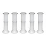 Poste Balizador Luminária Casa Jardim 35cm Branco Kit 5 - 1