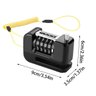 Trava de Disco Freio Senha 4 Digitos Antifurto Moto Bike Motocicleta Bicicleta Cadeado Segurança Res - 4