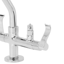 Torneira de Cozinha Mesa com Saída para Purificador de Agua 1/4 de Volta Cromada Samer Metais - 2