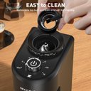 Ver imagem 7 de Secura Moedor de Café Cônico com 35 Configurações para Espresso e Drip (preto)