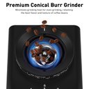 Ver imagem 3 de Secura Moedor de Café Cônico com 35 Configurações para Espresso e Drip (preto)