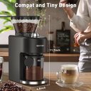 Ver imagem 6 de Secura Moedor de Café Cônico com 35 Configurações para Espresso e Drip (preto)