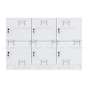 Ver imagem 4 de ARMÁRIO ESCANINHO 6 PORTAS COM RODAPÉ M213.2021.B (ORGANIZA) MUNDI MOVEIS