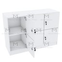 Ver imagem 5 de ARMÁRIO ESCANINHO 6 PORTAS COM RODAPÉ M213.2021.B (ORGANIZA) MUNDI MOVEIS