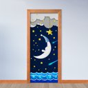 Ver imagem 2 de Adesivo de Porta - Noite 3d 3