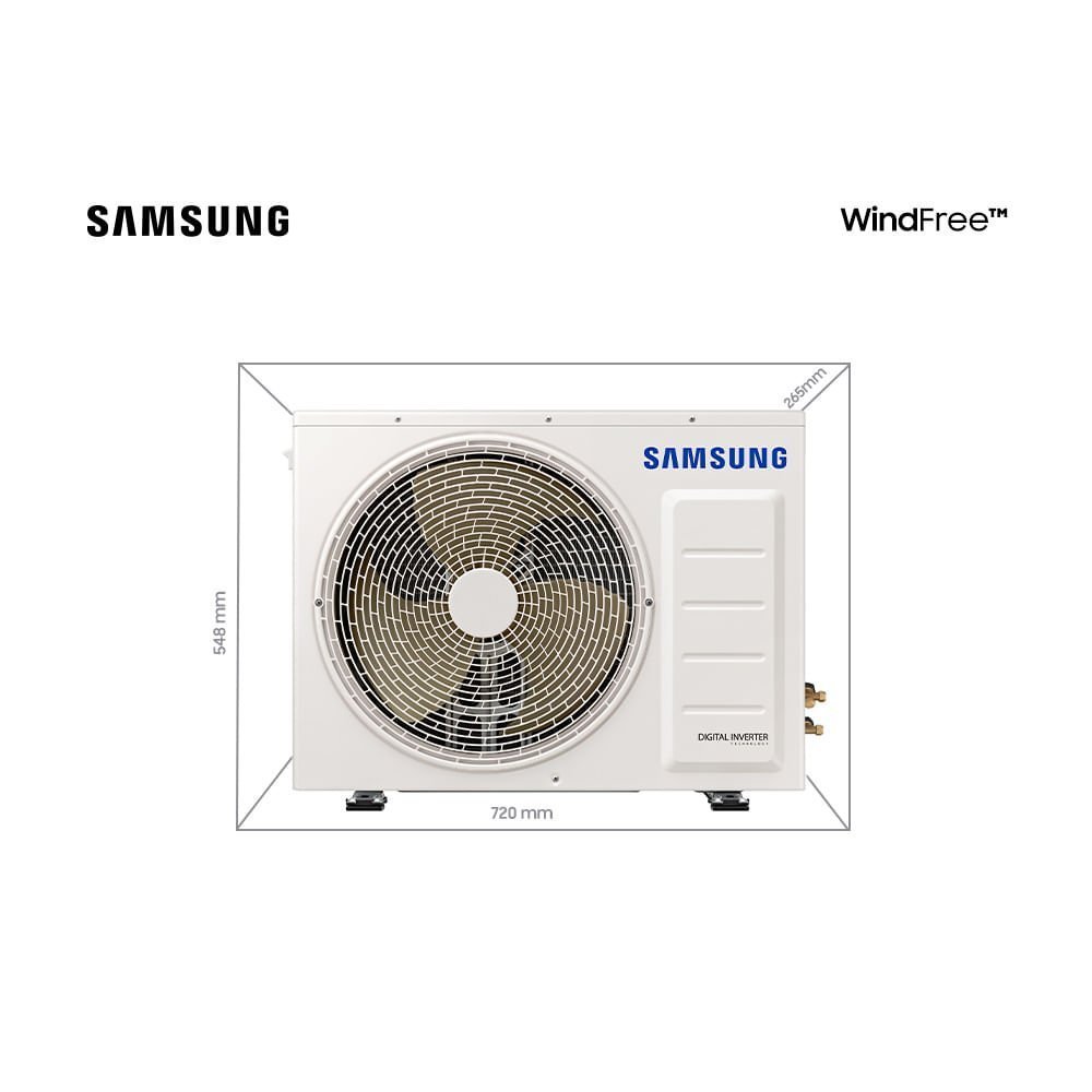 Ar Condicionado Split Hi Wall Inverter Samsung WindFree Sem Vento 22000 BTU/h Frio AR24AVHABWKNAZ –  - 9