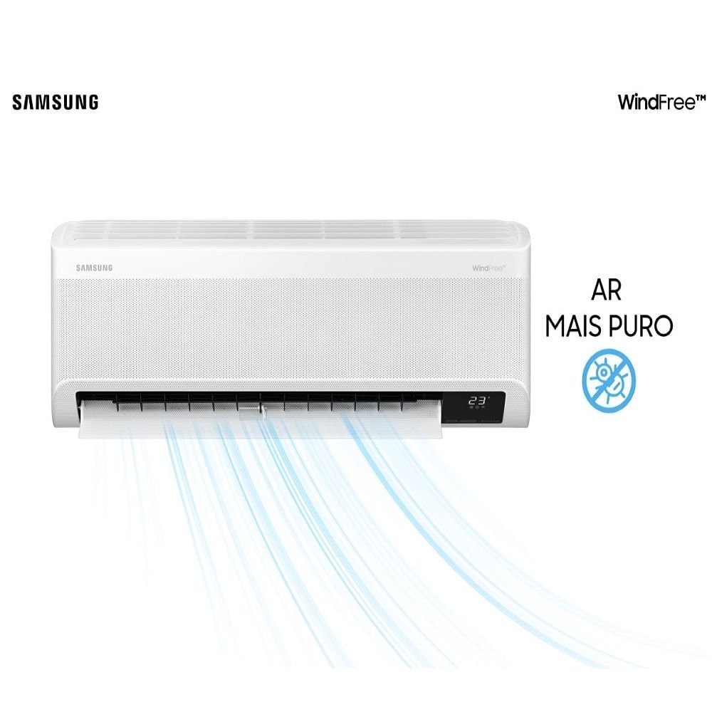 Ar Condicionado Split Hi Wall Inverter Samsung WindFree Sem Vento 22000 BTU/h Frio AR24AVHABWKNAZ –  - 5