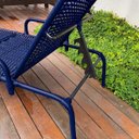 Ver imagem 6 de Kit 2 Espreguiçadeiras Catar para Jardim e Piscina - Azul