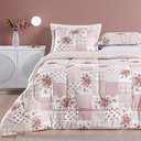 Ver imagem 4 de Kit Edredom Dupla Face Queen Bouti 03 Peças - Rosa Matura