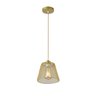 Pendente Aramado P/ Balcão Área Gourmet Aparador Quarto MBLED / Nordecor Teol Dourado 1 Pendente - 1