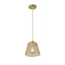 Ver imagem 1 de Pendente Aramado P/ Balcão Área Gourmet Aparador Quarto MBLED / Nordecor Teol Dourado 1 Pendente