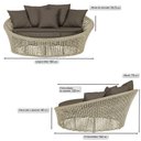 Ver imagem 2 de Chaise Hungria Alumínio Pintura Fendi Corda Náutica E9 Trama Original