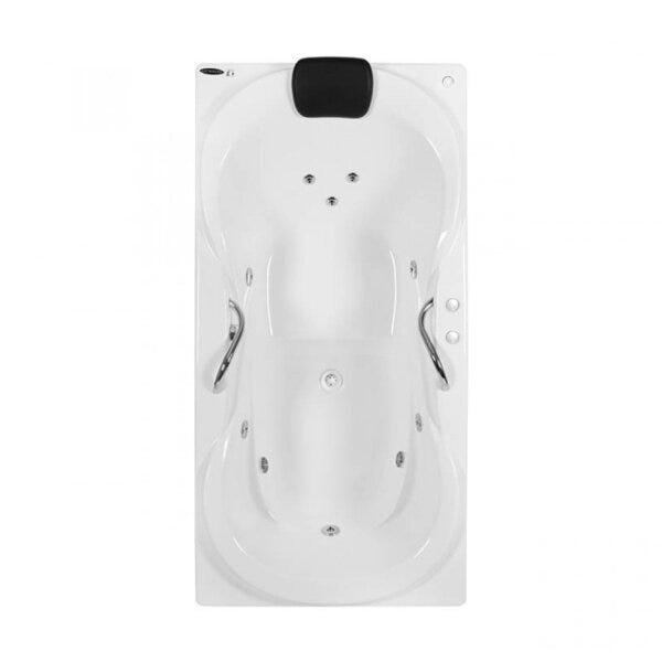 Banheira Hidromassagem Astra Due Super Luxo 170cmx90cmx44cm - 04 Jatos Branco Gel-Coat P1 Sem Aquece - 3