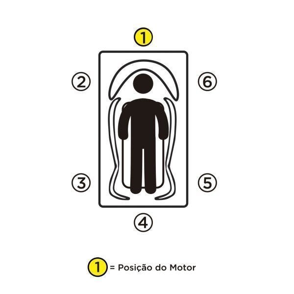 Banheira Hidromassagem Astra Due Super Luxo 170cmx90cmx44cm - 04 Jatos Branco Gel-Coat P1 Sem Aquece - 5