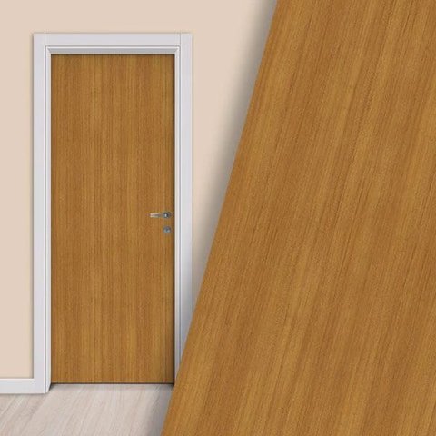 ADESIVO DE PORTA - REVESTIMENTO GOLDEN TEAK - 93x213