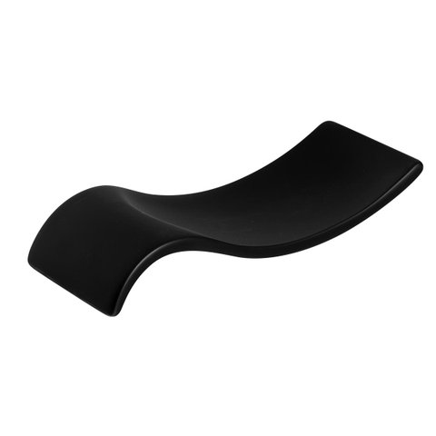 Centro de Mesa Decorativo para Cozinha e Sala Safira Preto Fosco