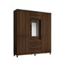 Guarda-Roupa Casal com Espelho 10 Portas 3 Gavetas Fusion Albatroz Móveis - 3