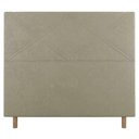 Ver imagem 3 de Cabeceira Cama Box Casal Queen Size Cairo 160cm Linho Bege