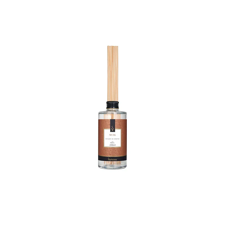 Refil Para Difusor De Varetas 250ml Via Aroma Vários Aromas: Musk