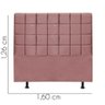 Cabeceira para Cama Box Casal 1,60 Cm Clara:rose - 3