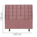 Ver imagem 3 de Cabeceira para Cama Box Casal 1,60 Cm Clara:rose