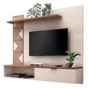 Ver imagem 1 de Painel para TV Chennai até 50 Polegadas Off White/Nature - Gran Belo
