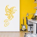 Ver imagem 1 de ADESIVO DE PAREDE - TRIBAL BORBOLETA - Cinza Médio - 94X157