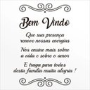 Ver imagem 2 de Adesivo de Parede - Frase: Bem-Vindo! - Branco - 58x80cm