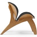 Ver imagem 6 de Kit 2 Poltronas Decorativa Orgânica Sala Living Kadosh L02 Bouclê Preto - Lyam Decor