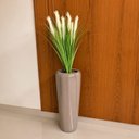 Ver imagem 2 de Vaso Decorativo Fibra de Vidro Florida P 65cm Amêndoa Lindo Vaso