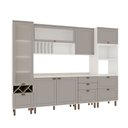Ver imagem 3 de Conjunto Cozinha Liz com Cristaleira Cb0036 Linha Iluminata Genialflex