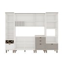 Ver imagem 4 de Conjunto Cozinha Liz com Cristaleira Cb0036 Linha Iluminata Genialflex